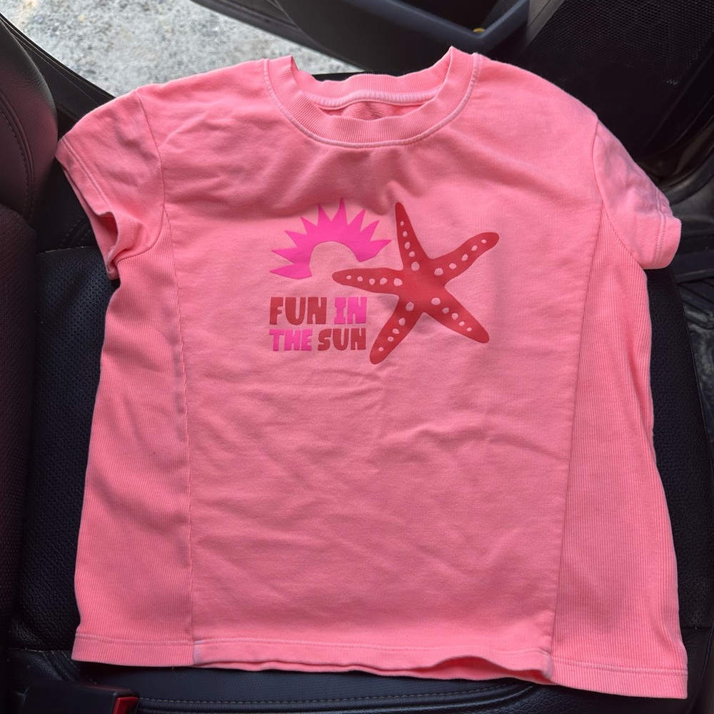 Cat & Jack Vibrant Pink Tee
